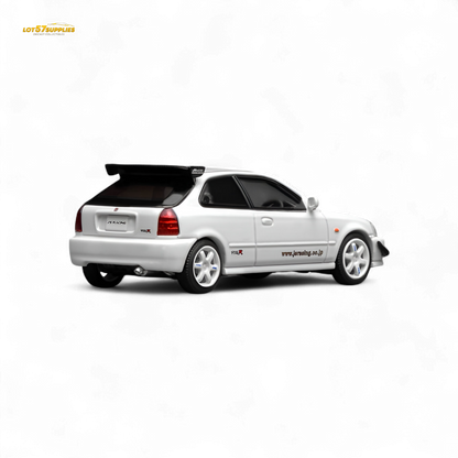 (Pre-Order) Motorhelix Honda Civic Type R EK9 J's Racing Livery White 1:64
