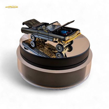 (Pre-Order) Fine Works64 Chevrolet Impala Lowrider - Black / Gold - 1:64