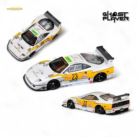 (Pre-Order) Ghost Player LBWK F40 - Yellow Flash #23 1:64