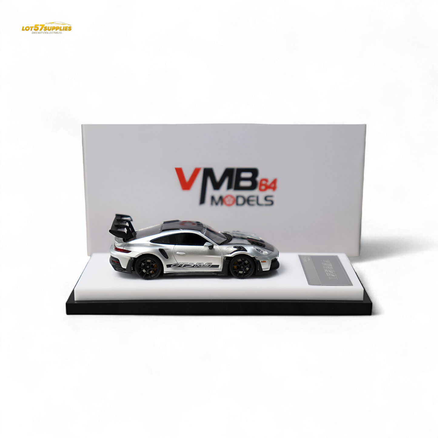 (Pre-Order) VMB Porsche 992 GT3 RS - GT Silver 1:64