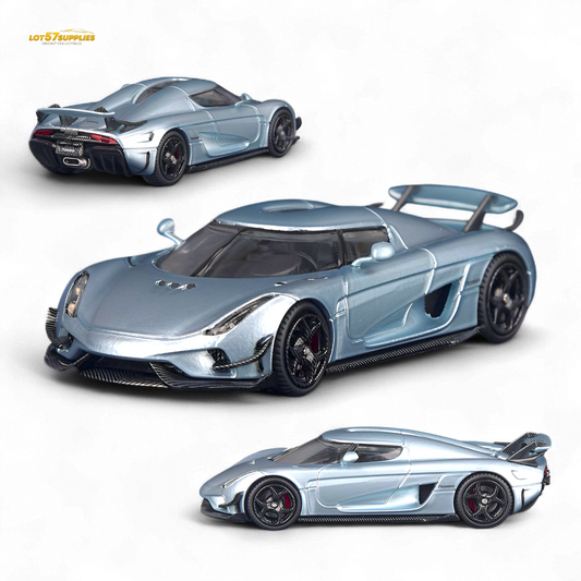 (Pre-Order) SC ART Regera Glacier Blue 1:64