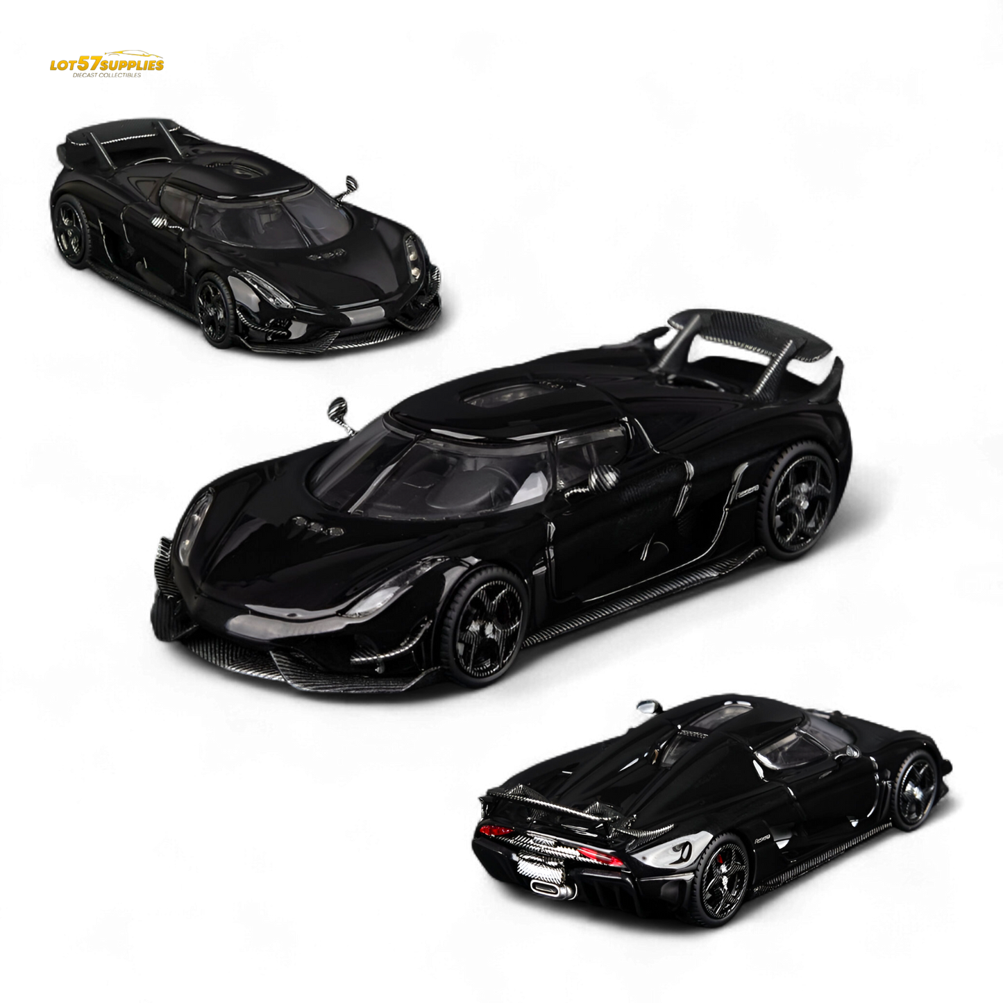 (Pre-Order) SC ART Regera Pearl Black 1:64