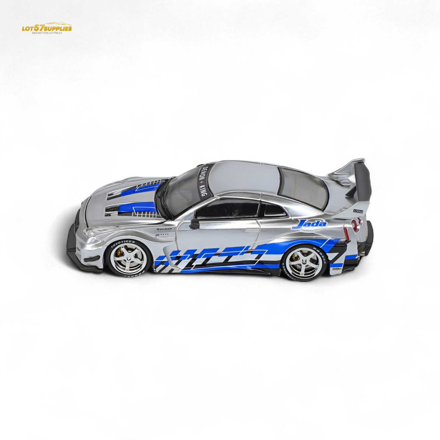 (Pre-Order) Demon King Auto GTR35 RR - Metal Blueberry Livery 1:64