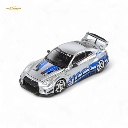 (Pre-Order) Demon King Auto GTR35 RR - Metal Blueberry Livery 1:64