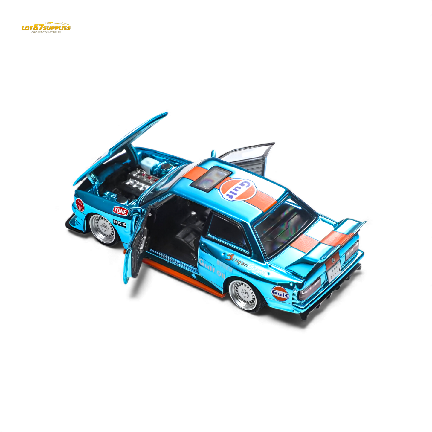 (Pre-Order) Demon King Auto BMW E30 - Gulf 1:64