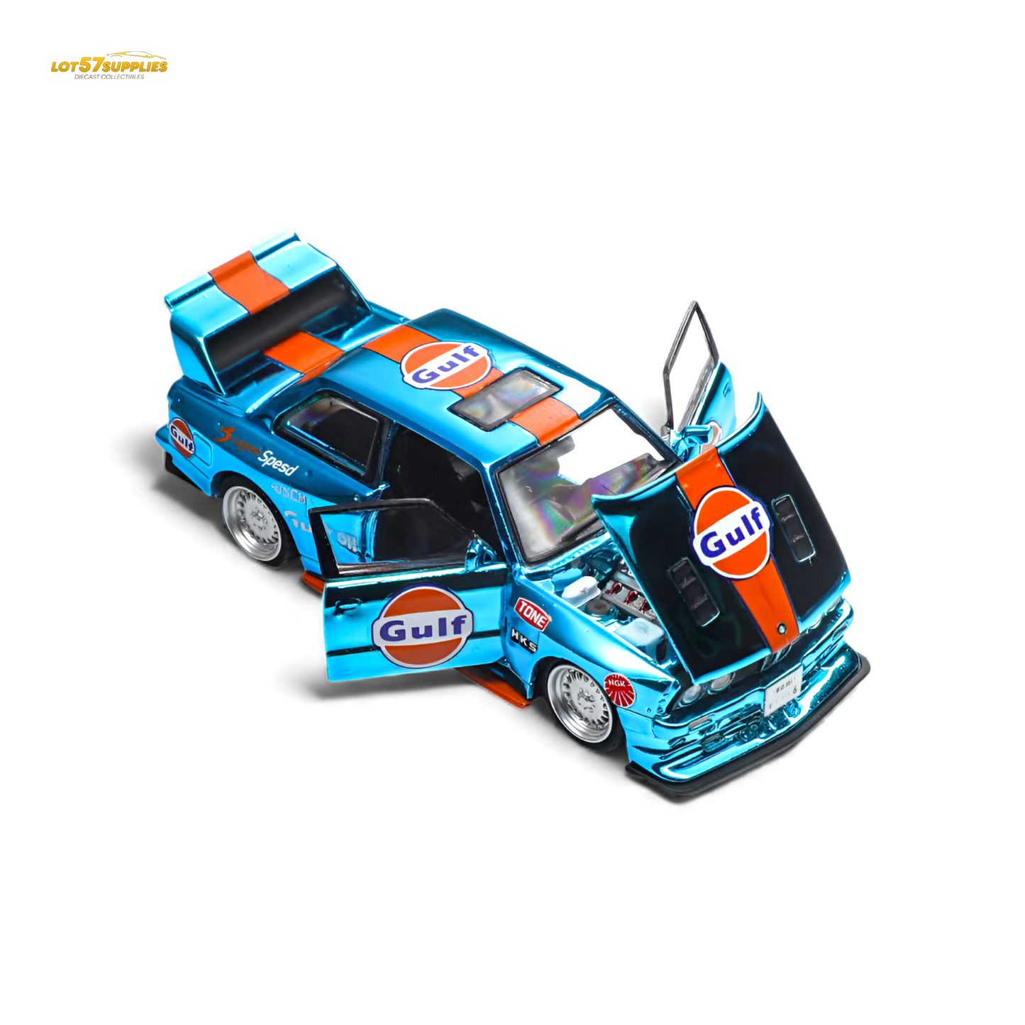 (Pre-Order) Demon King Auto BMW E30 - Gulf 1:64