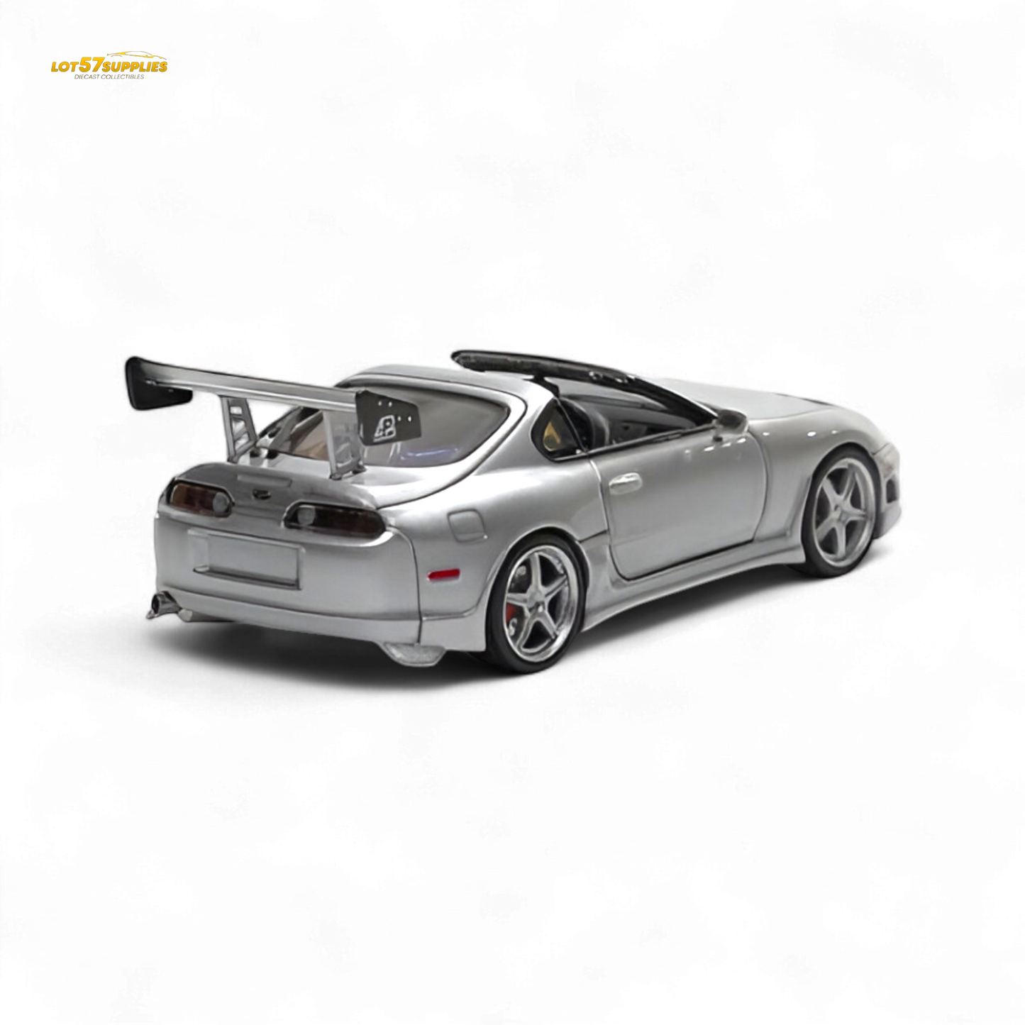 (Pre-Order) Fast Speed Supra Targa - Silver 1:64