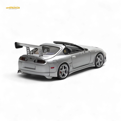 (Pre-Order) Fast Speed Supra Targa - Silver 1:64