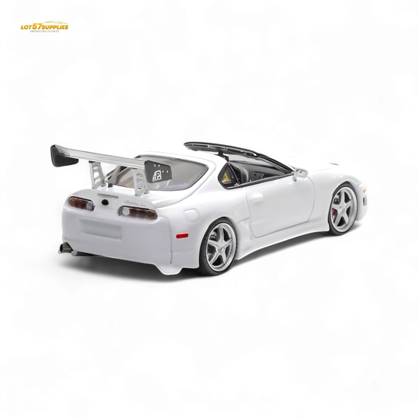 (Pre-Order) Fast Speed Supra Targa - White 1:64