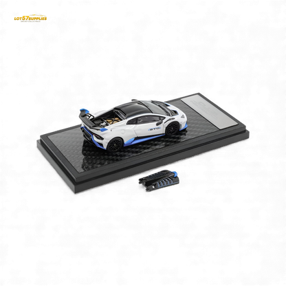 (Pre-Order) LCD Lamborghini Huracan STO White 1:64
