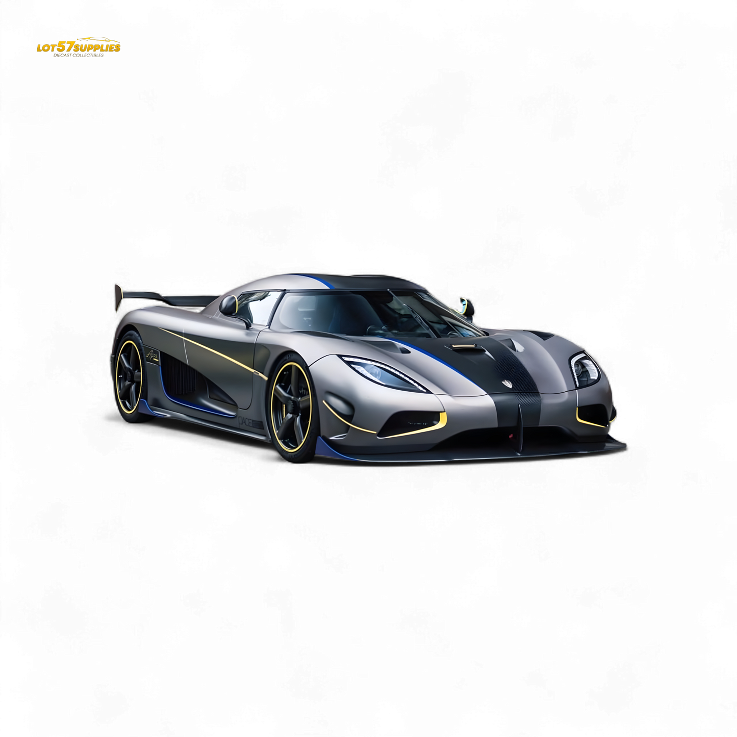 (Pre-Order) Guo Ji Agera RS - Matte Silver Gray 1/64