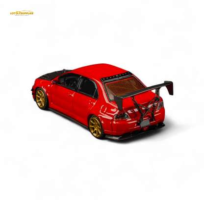 (Pre-Order) Findclassically Mitsubishi 9th Generation - Red - Carbon Hood 1:64