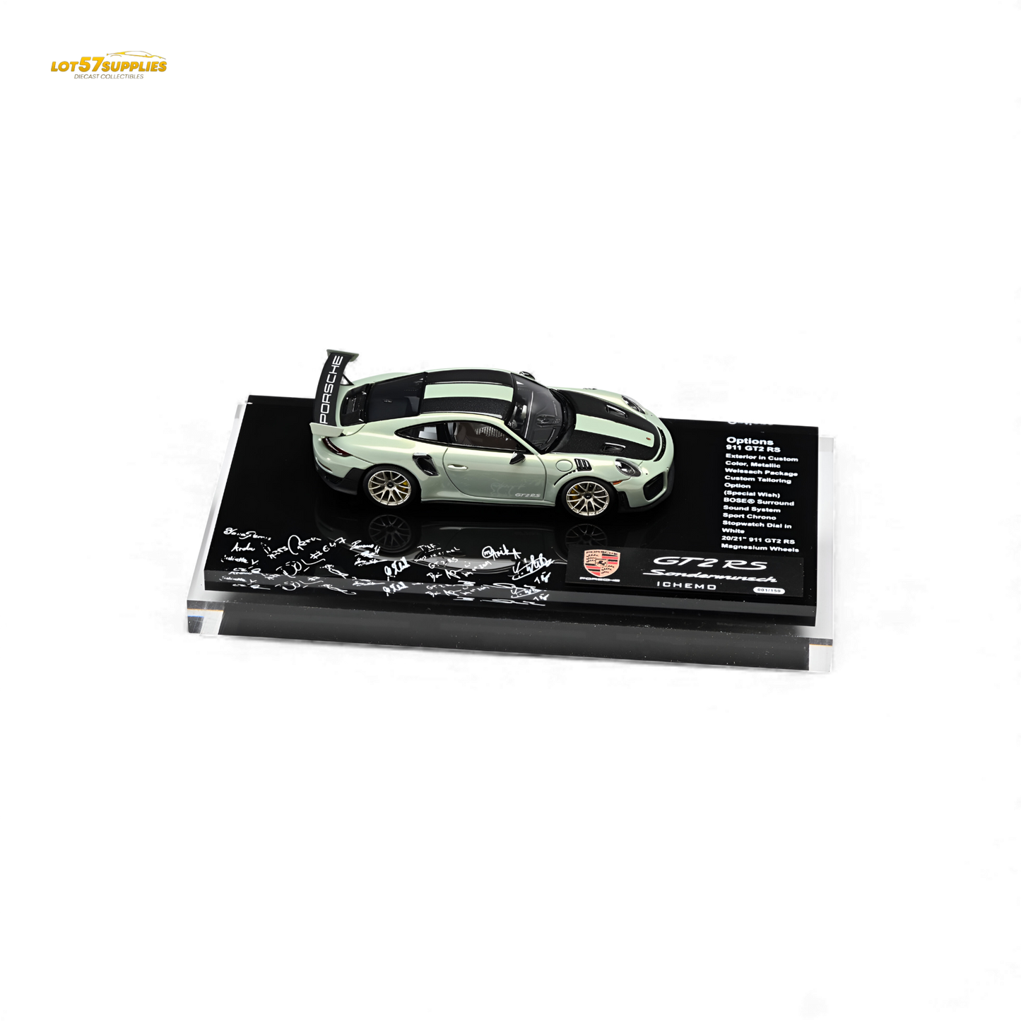 (Pre-Order) DMH Porsche 911 GT2 RS - Urban Bamboo 1:64 Limited to 150 Pcs