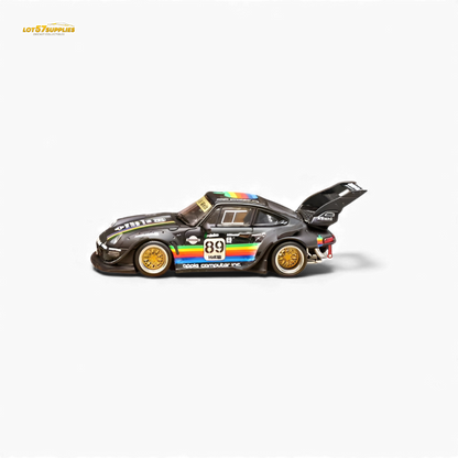 (Pre-Order) Street Weapon RWB 993 Matte Black Apple Livery 1:64