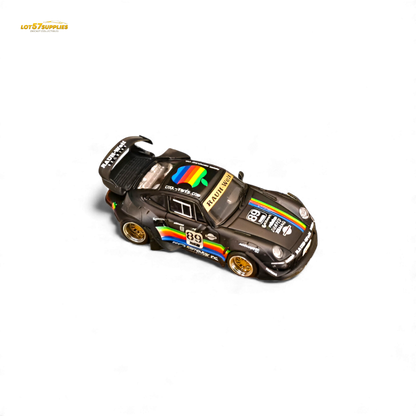 (Pre-Order) Street Weapon RWB 993 Matte Black Apple Livery 1:64