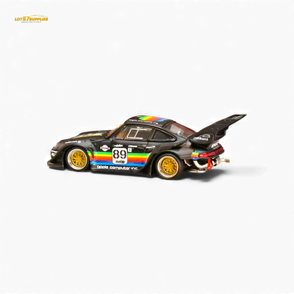 (Pre-Order) Street Weapon RWB 993 Matte Black Apple Livery 1:64