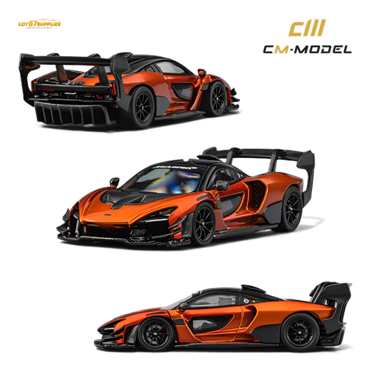 (Pre-Order) CM Model McLaren Senna GTR - Volcano Orange 1:64