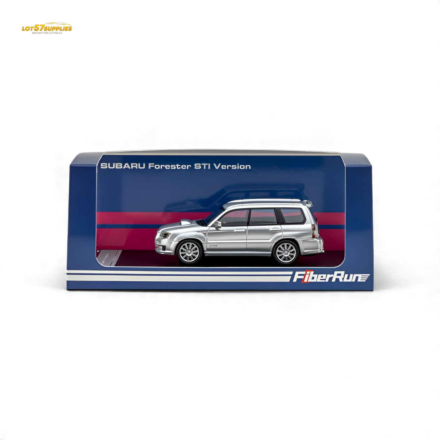 (Pre-Order) Fiberrun Subaru Forester - Silver 1:64