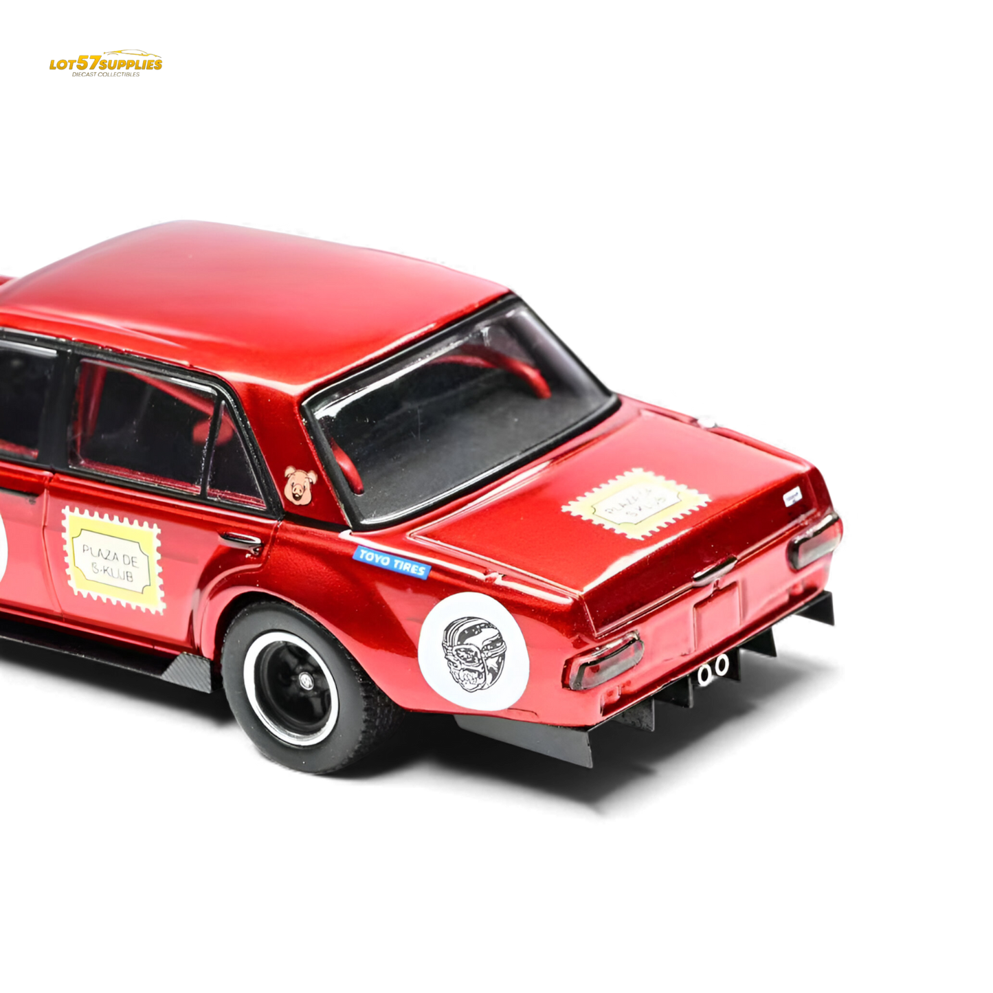 (Pre-Order) Glory Model Mercedes-Benz W205 C63 - Red Pig Tribute 1:64