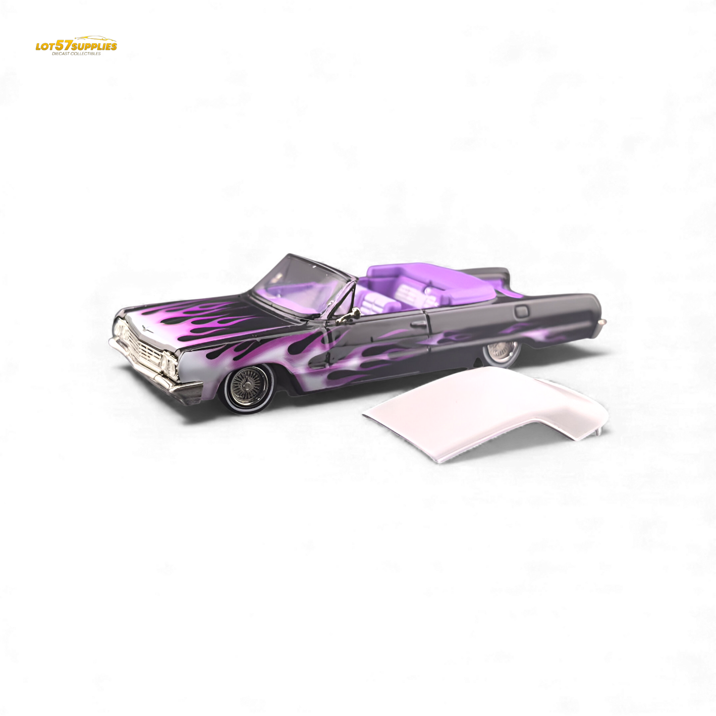 (Pre-Order) Fine Works64 Chevrolet Impala - Ghost Flame Ordinary - 1:64