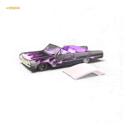 (Pre-Order) Fine Works64 Chevrolet Impala - Ghost Flame Ordinary - 1:64