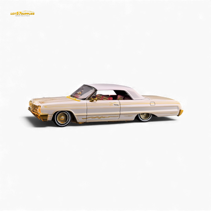 (Pre-Order) Fine Works64 Chevrolet Impala - Metallic Platinum Ordinary - 1:64