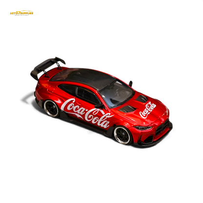 (Pre-Order) Ghost Player BMW G82 M4 Wide-Body Modified - Coca Cola 1:64