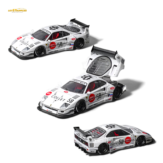 (Pre-Order) Star Models Ferrari F40 LB-Works White 1:64