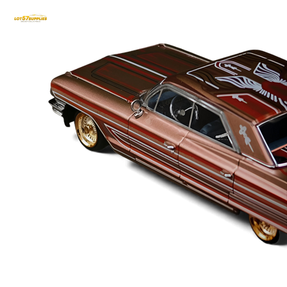 (Pre-Order) MK Miniatures Cadillac Diwei US West Coast Wind - Metallic Red Copper 1:64