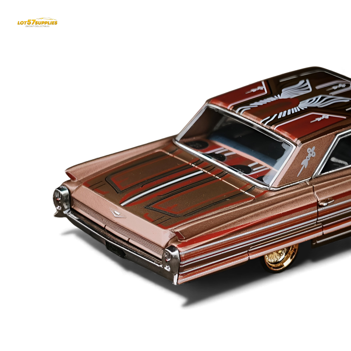 (Pre-Order) MK Miniatures Cadillac Diwei US West Coast Wind - Metallic Red Copper 1:64