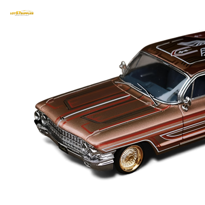 (Pre-Order) MK Miniatures Cadillac Diwei US West Coast Wind - Metallic Red Copper 1:64