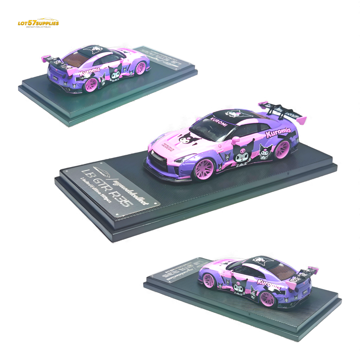 (Pre-Order) MC LB GTR 1.5 Version - Pink Purple KUROMI 1:64