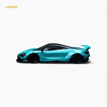 (Pre-Order) SC McLaren 720S Cyan Blue 1:64