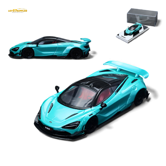 (Pre-Order) SC McLaren 720S Cyan Blue 1:64