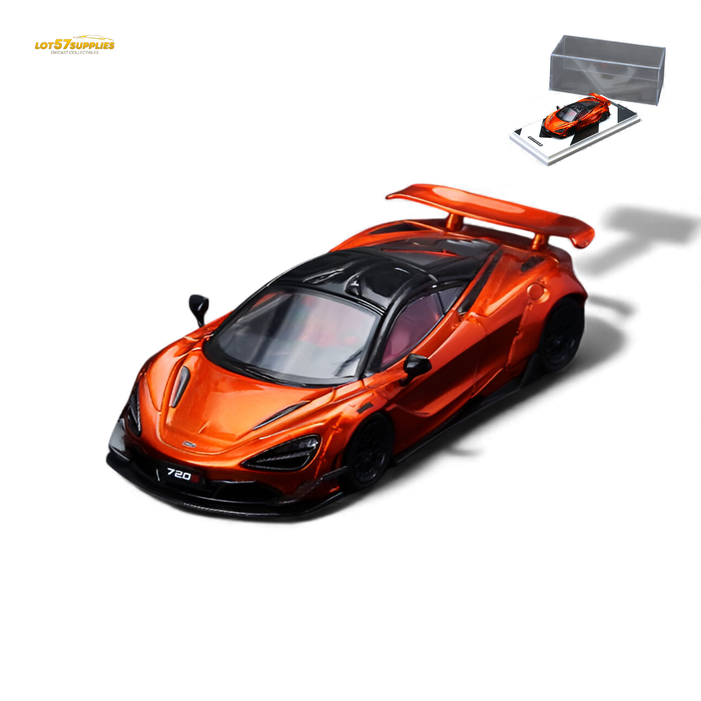 (Pre-Order) SC McLaren 720S Bright Orange 1:64