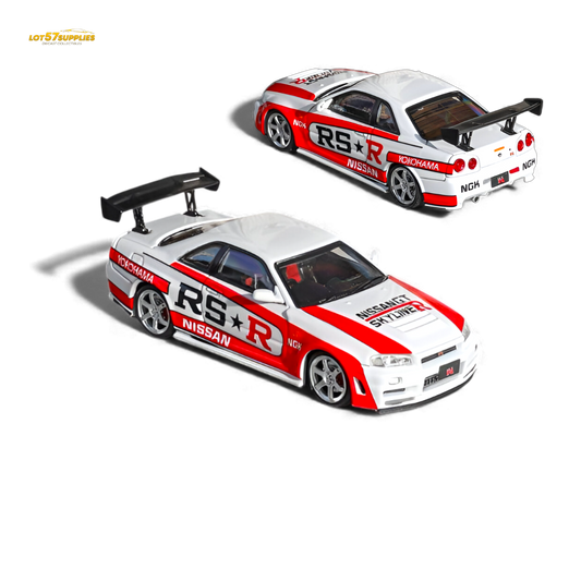 (Pre-Order) Fuji Skyline R34 GT-R Nismo Z-Tune - White RSR 1:64
