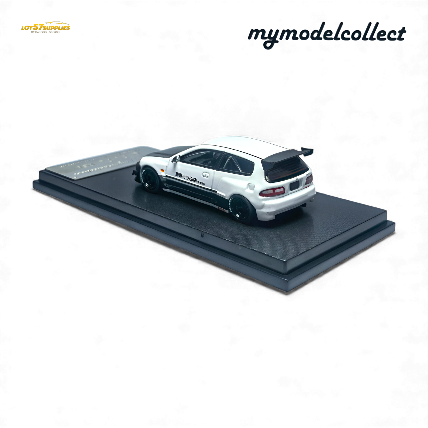 (Pre-Order) MC Civic EG6 Fujiwara Tofu Shop White Carbon 1:64