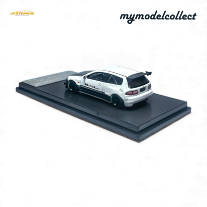 (Pre-Order) MC Civic EG6 Fujiwara Tofu Shop White Carbon 1:64