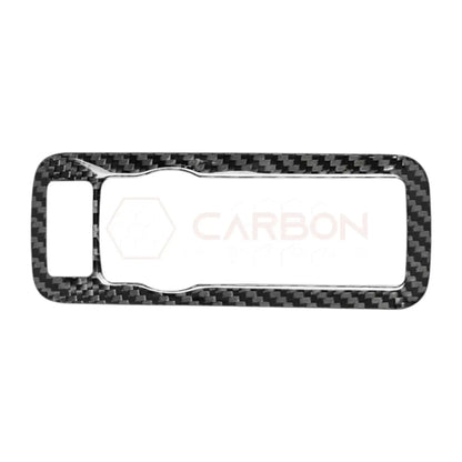 Real Carbon Fiber Headlight Control Trim Cover for 2024+ Ford Mustang