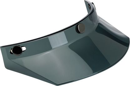 BILTWELL Moto 3-Snap Visor - Smoke 2002-102