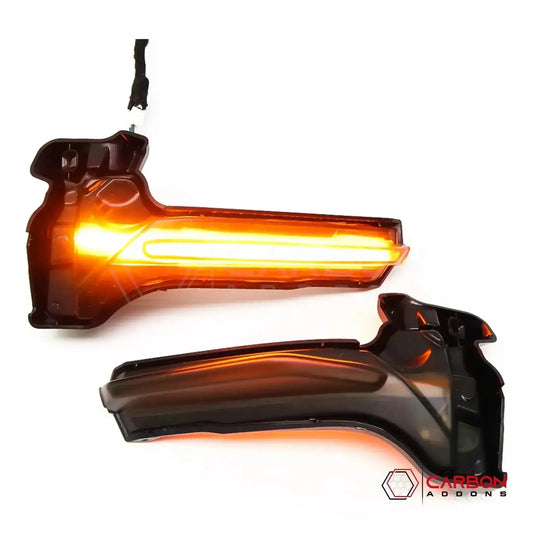 C8 Corvette Smoked Sequential LED Mirror Cap Turn Signals | Plug-and-Play Upgrade (2020–2026)