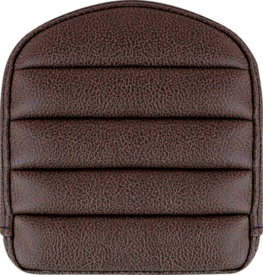 SADDLEMEN Sissy Bar Pad - Tuck-n-Roll - Brown 040846BR