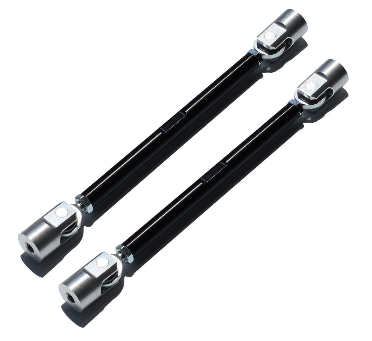 Adjustable Splitter Support Rods (PAIR) - BLACK