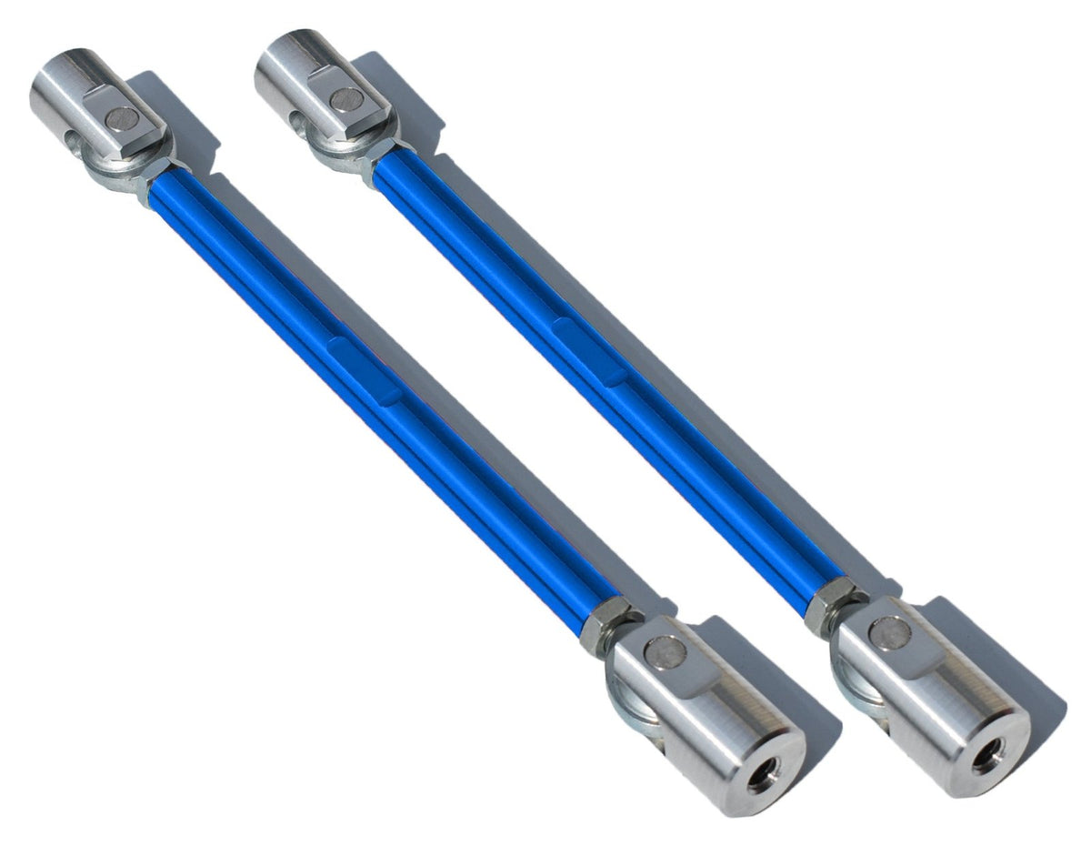 Adjustable Splitter Support Rods (PAIR) - BLUE