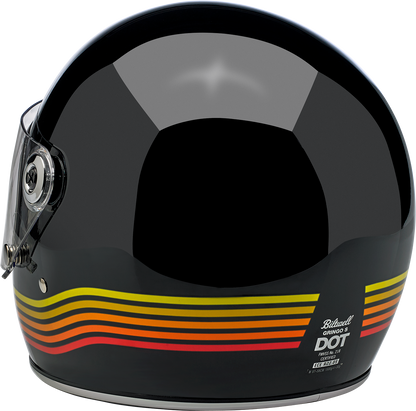 BILTWELL Gringo S Helmet - Gloss Black Spectrum - Medium 1003-536-103