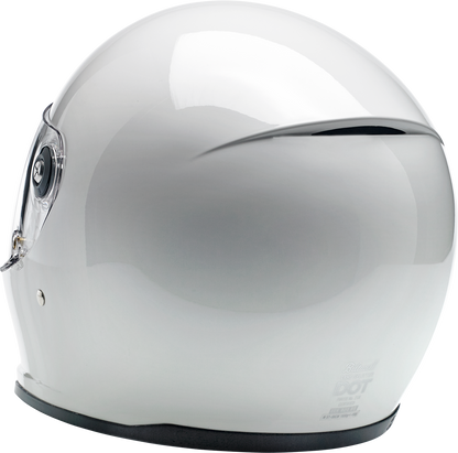BILTWELL Lane Splitter Helmet - Gloss White - Large 1004-104-104