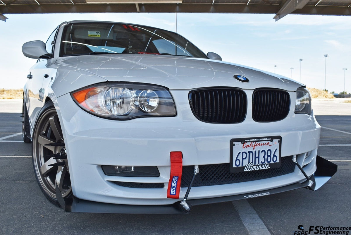BMW 128i (2007-2013) E82 Front Splitter for M-Tech (M Sport Package) Front Bumper