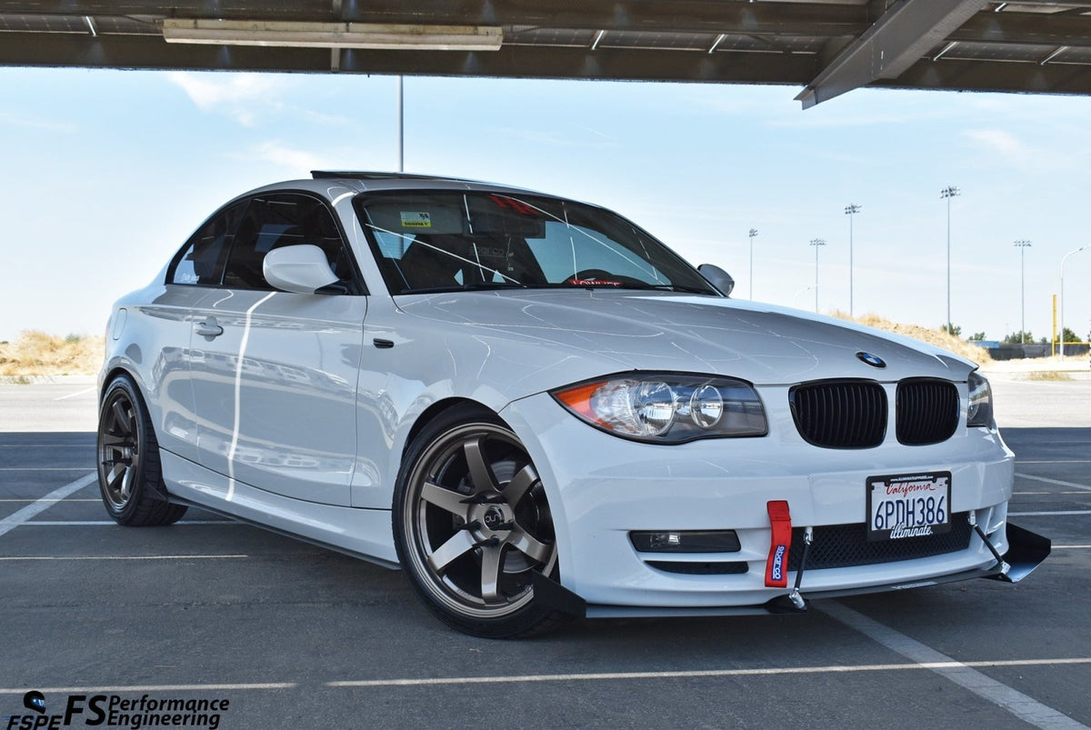 BMW 128i (2007-2013) E82 Front Splitter for M-Tech (M Sport Package) Front Bumper