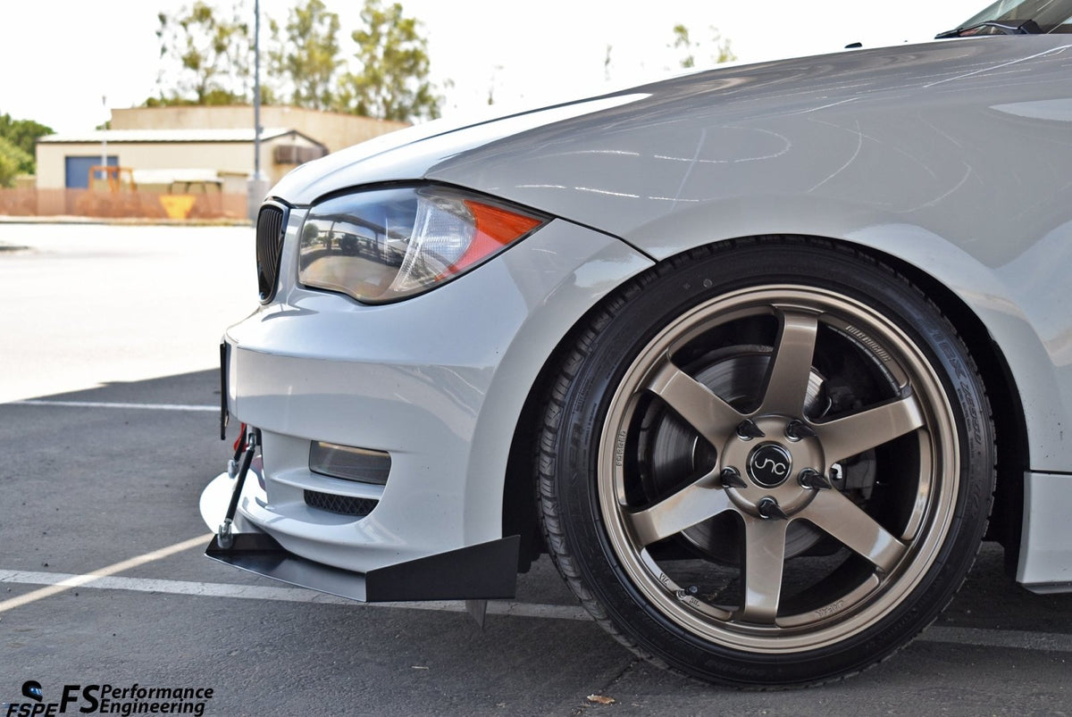 BMW 128i (2007-2013) E82 Front Splitter for M-Tech (M Sport Package) Front Bumper