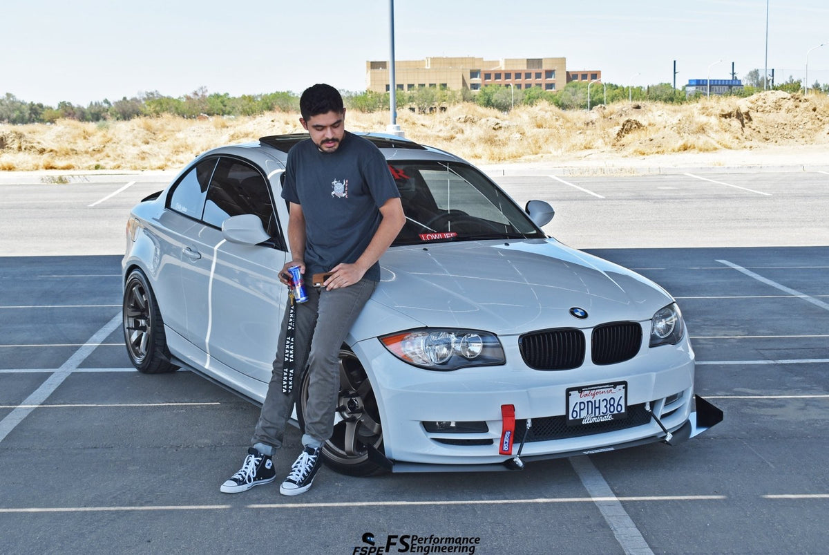 BMW 128i (2007-2013) E82 Front Splitter for M-Tech (M Sport Package) Front Bumper